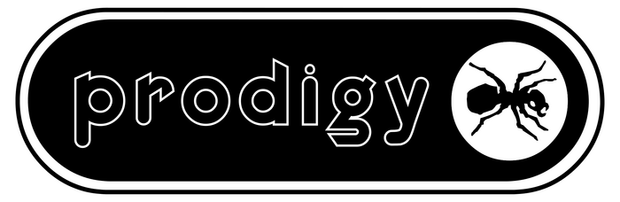 The Prodigy band logo (1996&ndash;1998) 2