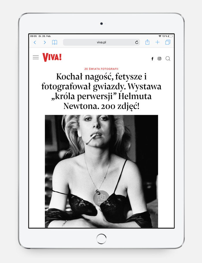 Viva! website 4