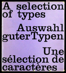 <cite>A selection of types / Auswahl guter Typen / Une sélection de caractères</cite>