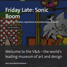 V&amp;A website