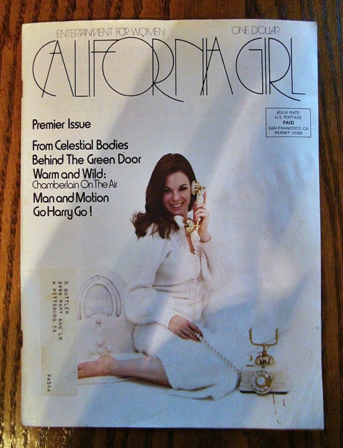 California Girl, Premier Issue, 1973. Can you spot the LTypI?