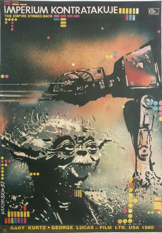 The Empire Strikes Back Polish Movie Poster