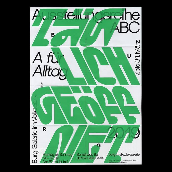 Ausstellungsreihe ABC, Burg Galerie im Volkspark 1