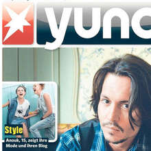 <cite>Yuno</cite> magazine logo
