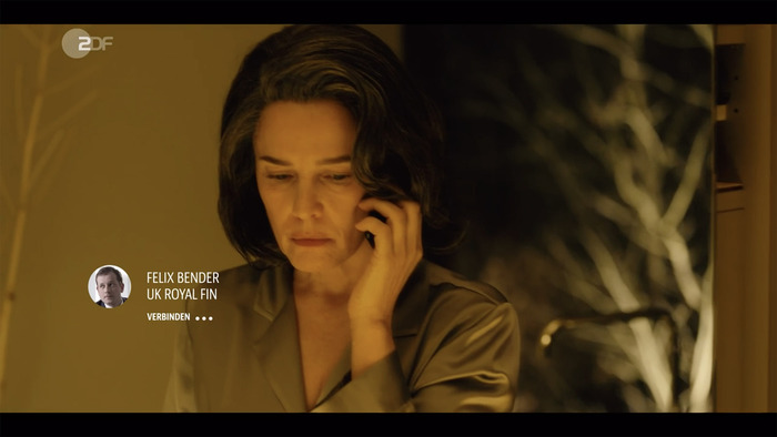 Phone call info in JAF Bernino Sans Condensed