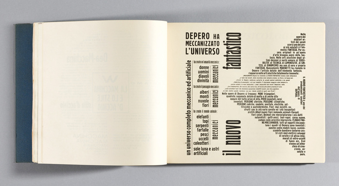 Page 75, &ldquo;il nuovo fantastico&rdquo; (the fantastic new), in (not so new) Schmale Herold (1904). The compressed advertising face was sold by Fondografica as Lodi and by Reggiani as Licia. This page also features the similarly compressed Lukrativ (c. 1906) for &ldquo;meccanici&rdquo; as well as Schmale Block in at least five sizes.