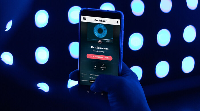 BookBeat website and UI 1