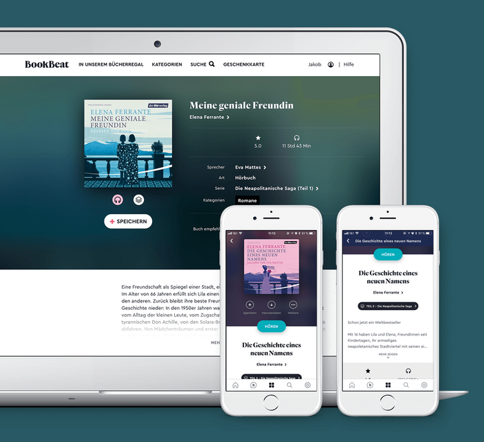 BookBeat website and UI 3