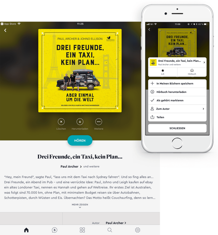 BookBeat website and UI 8