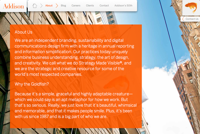Addison website 1