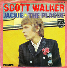 Scott Walker – “Jackie” / “The Plague” German single cover