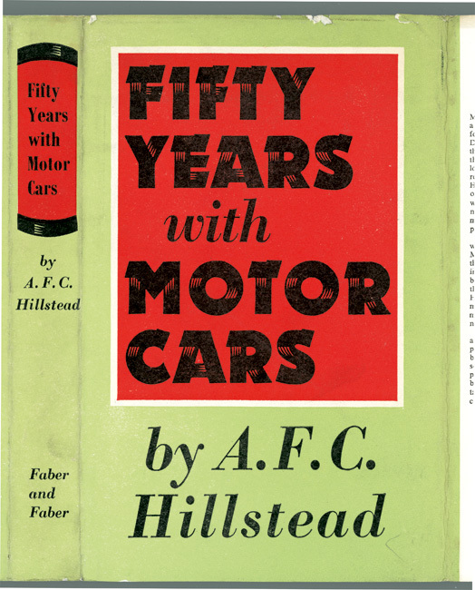 Fifty Years with Motor Cars by A.F.C. Hillstead 3