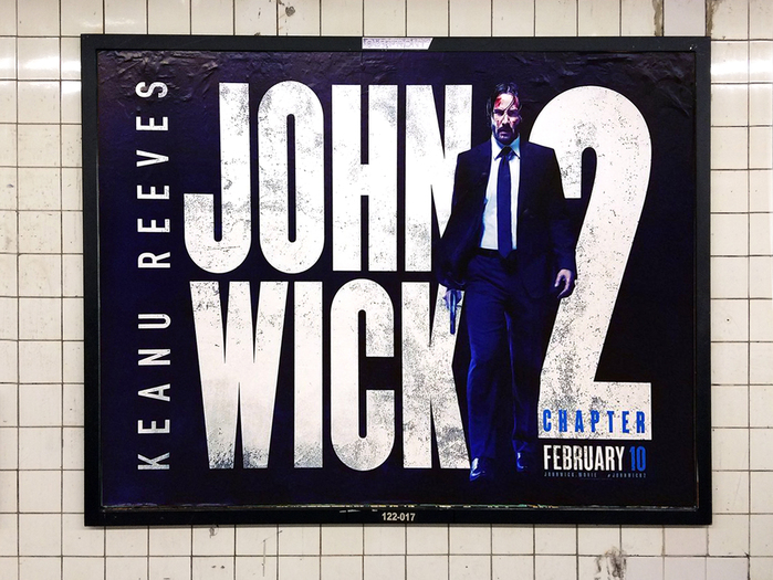 Poster, New York subway