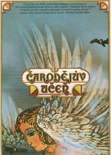 <cite>Čarodějův učeň</cite> (1977) Czechoslovak movie poster