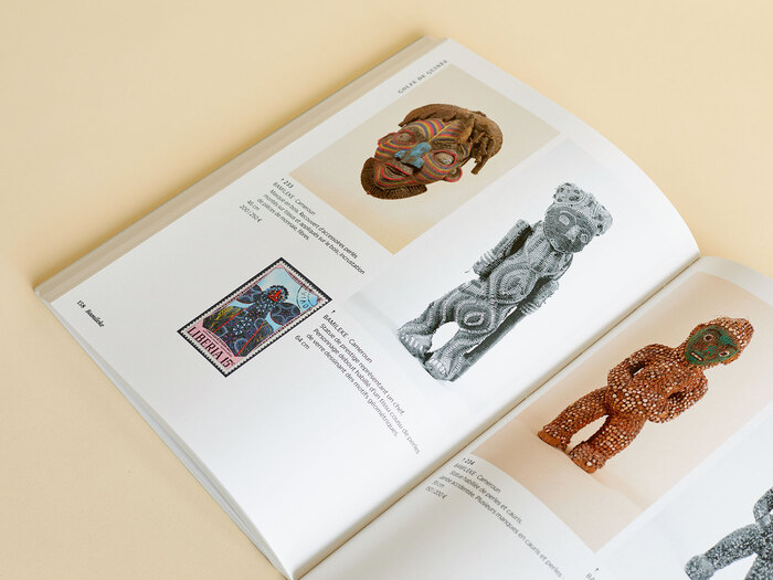 As Danquin was not only collecting tribal art pieces but a lot of others things too, we included some stamps from his collection where appropriate.