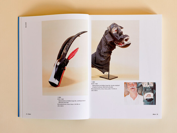 The book features some pictures of Danquin’s playing with his pieces that we found in his photo books.