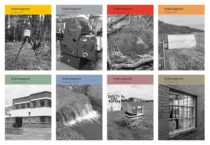 &ldquo;The printed quarterly Uniformagazine ran to ten issues, from 2014 to 2017, gathering contributions by the writers and artists that we work with, sometimes thematically, as well as slighter or singular content.&rdquo;