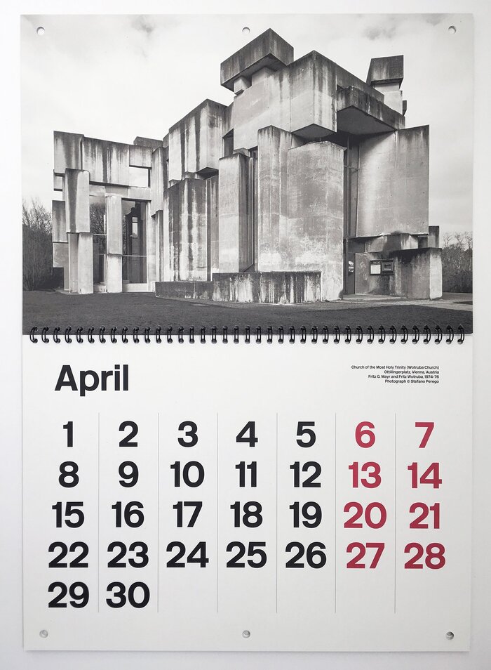 Brutalist Calendar 2019 2