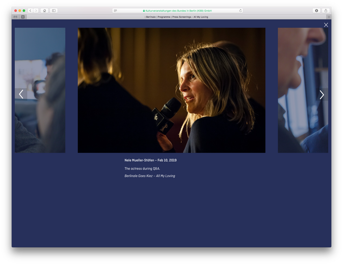 Berlinale visitor website (2018) 5
