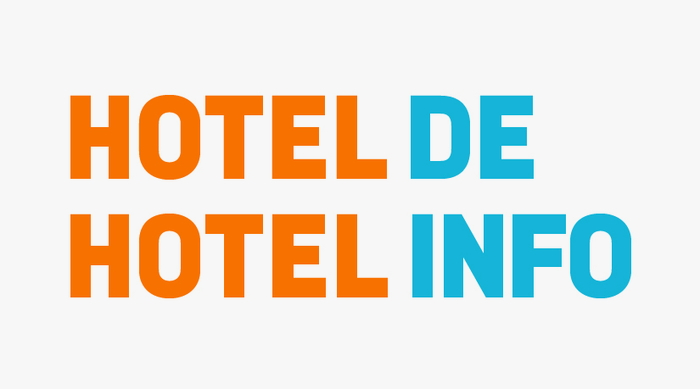 Logos of the German and the international website.