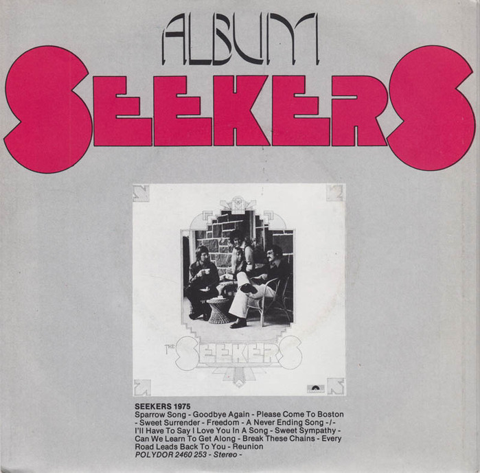 The Seekers – “Sparrow Song” Dutch single cover 2