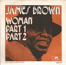 James Brown – “Woman” Belgian and French single covers