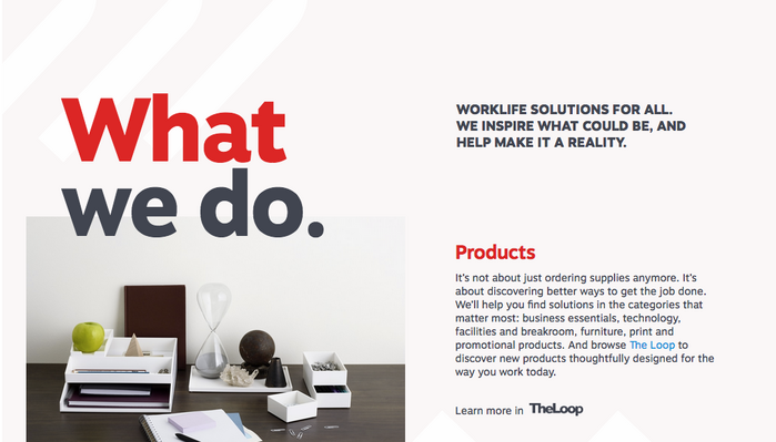 Website detail (About page)