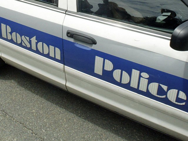 Classic Boston Police logo and cruiser 1