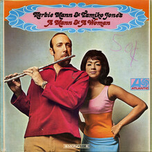Herbie Mann &amp; Tamiko Jones – <cite>A Mann &amp; A Woman</cite> album art