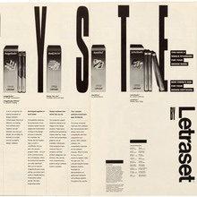 Letraset ad: “The Graphic Design Software System”