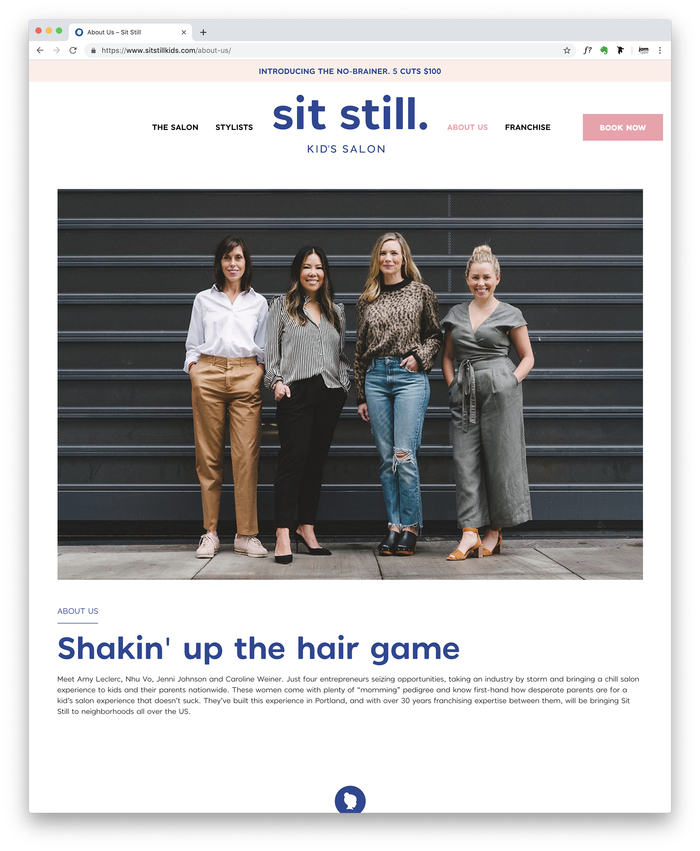 Sit Still Kid’s Salon 5