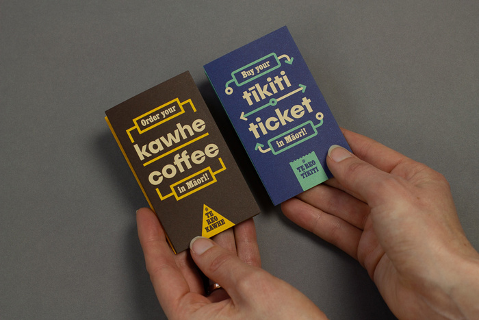 Order your kawhe / Buy your tīkiti in Māori 1