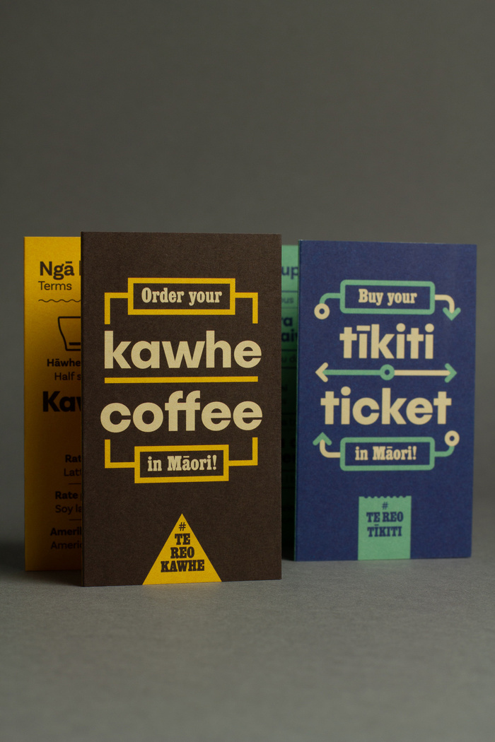 Order your kawhe / Buy your tīkiti in Māori 6