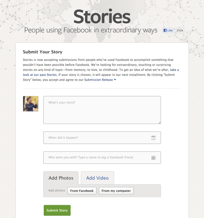 Facebook Stories 1