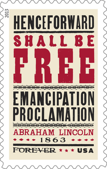 Emancipation Proclamation stamp