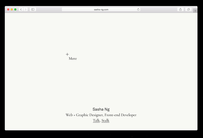 Sasha Ng website 1