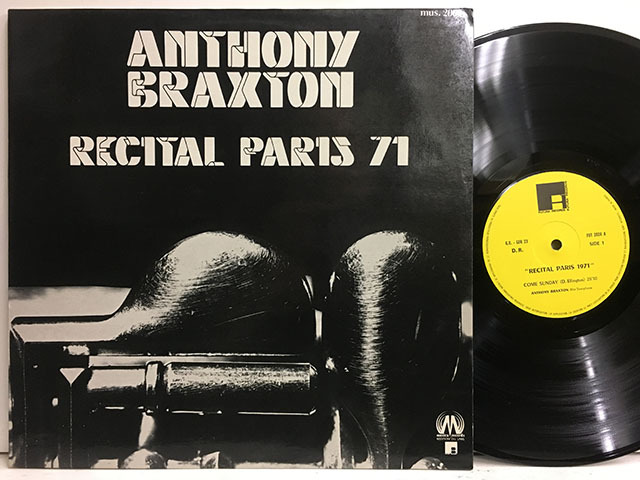 Anthony Braxton – Recital Paris 71 album art 2