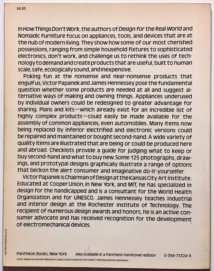 How Things Don’t Work by Victor Papanek &amp; James Hennessey 2