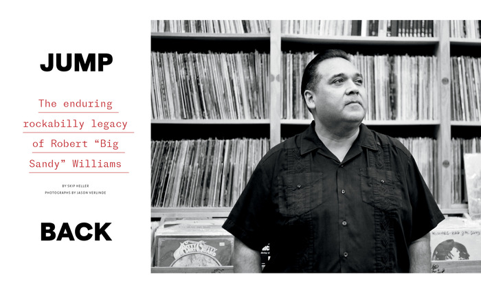 Proto Grotesk Bold (black) together with the monospaced Proto Grotesk Mono Light (red and underlined), for a feature about Robert “Big Sandy” Williams.