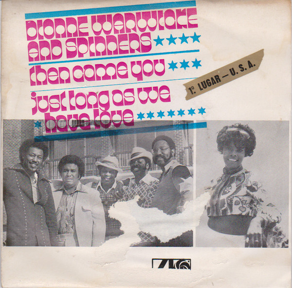 Dionne Warwick and Spinners – “Then Came You” Portuguese single cover