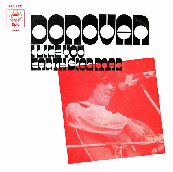 Donovan – “I Like You” / “Earth Sign Man” and “Maria Magenta” Portuguese single cover 1