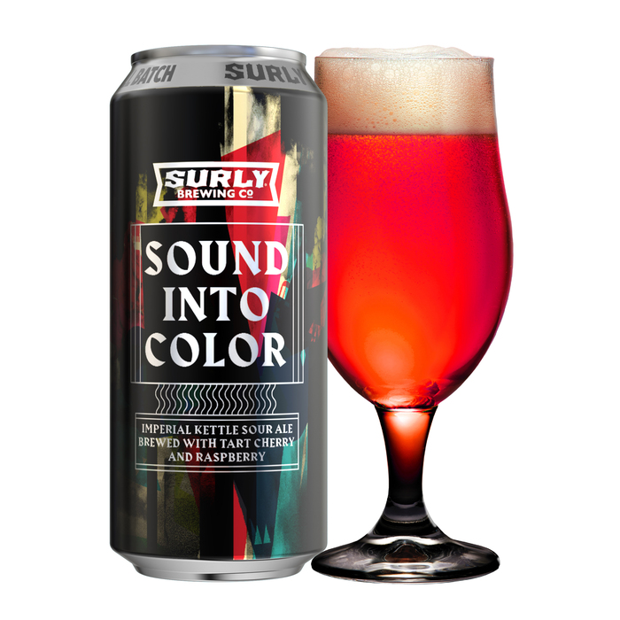 Sound Into Color beer packaging