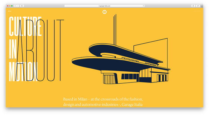 Garage Italia website 5