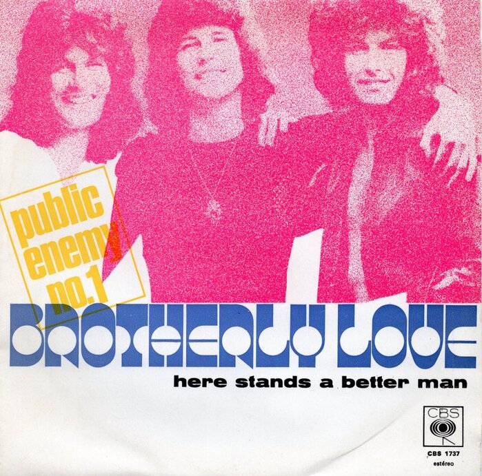 Brotherly Love – “Public Enemy No.&nbsp;1” / “Here Stands A Better Man” Portuguese single cover