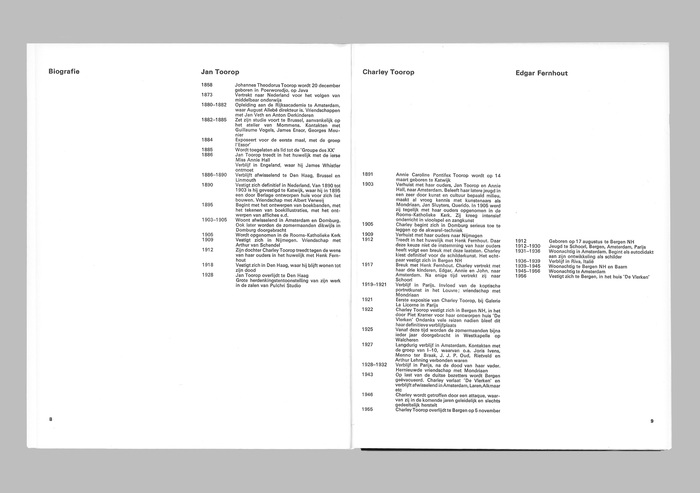 Jan Toorop, Charley Toorop &amp; Edgar Fernhout exhibition catalog 3