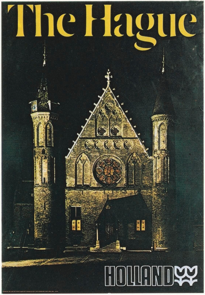 The Hague travel poster (1972) and Holland tourism logo (1969) 1