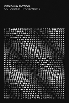 Chicago Design Week 2018: Design in Motion