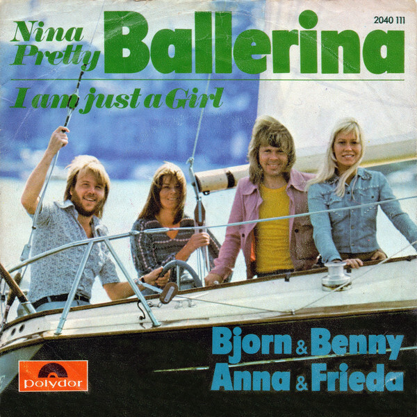 The Austrian version of “Nina, Pretty Ballerina” (Polydor) features  Italic and .