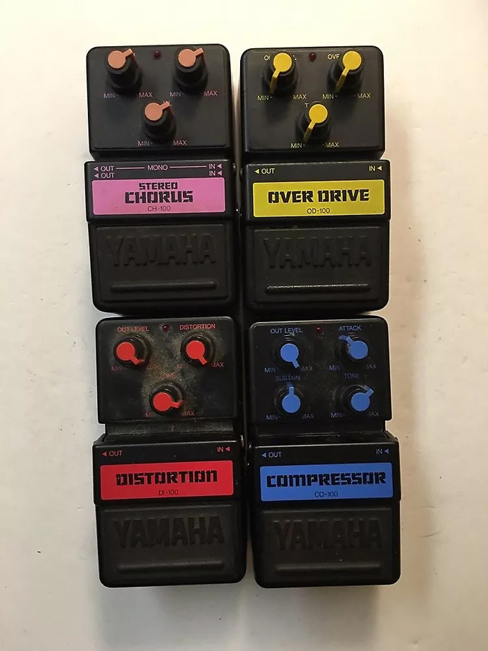 Yamaha SDS 100 series guitar effect pedals 2