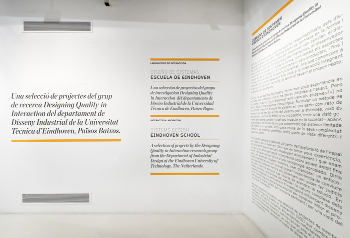 Diseños de sistemas. Escuela de Eindhoven at Disseny Hub Barcelona (DHUB) 6